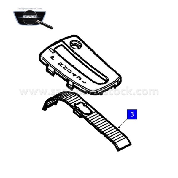 Jalousie for Gear Selector Lever for SAAB 9-5OG & 9-3OG