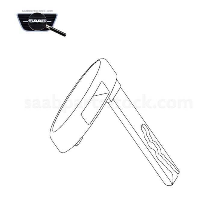 Key Blade Blank for SAAB 9-4X / 9-5NG
