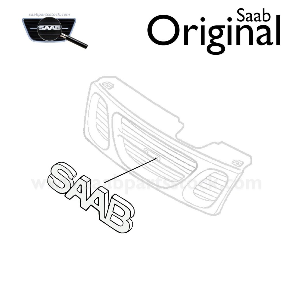 Emblem for Front Grille SAAB 4830071