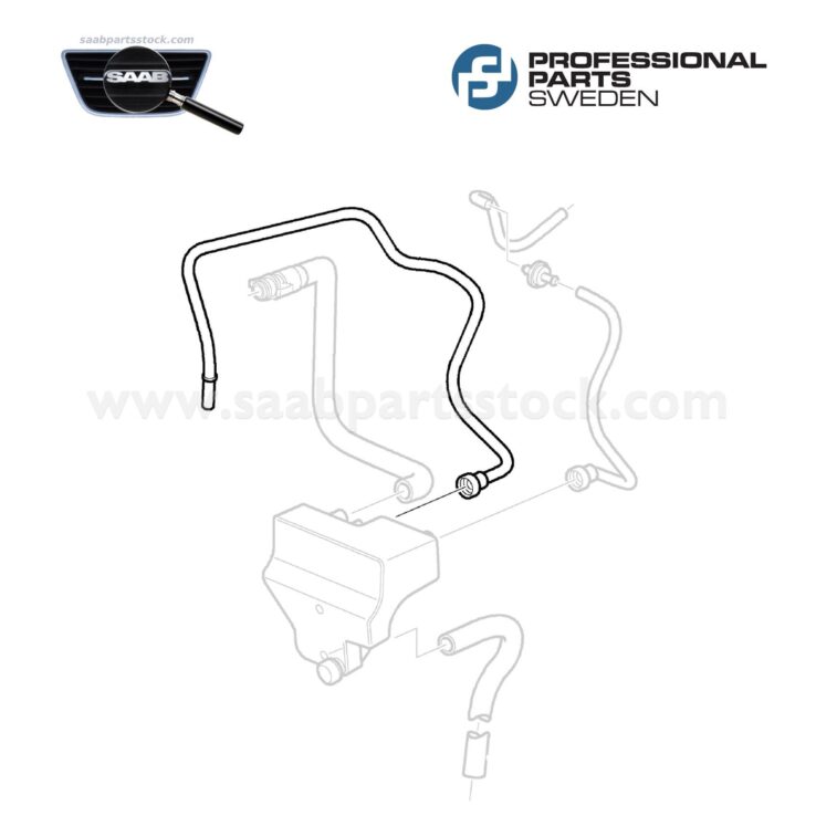 Crankcase Ventilation Hose w/o Valve