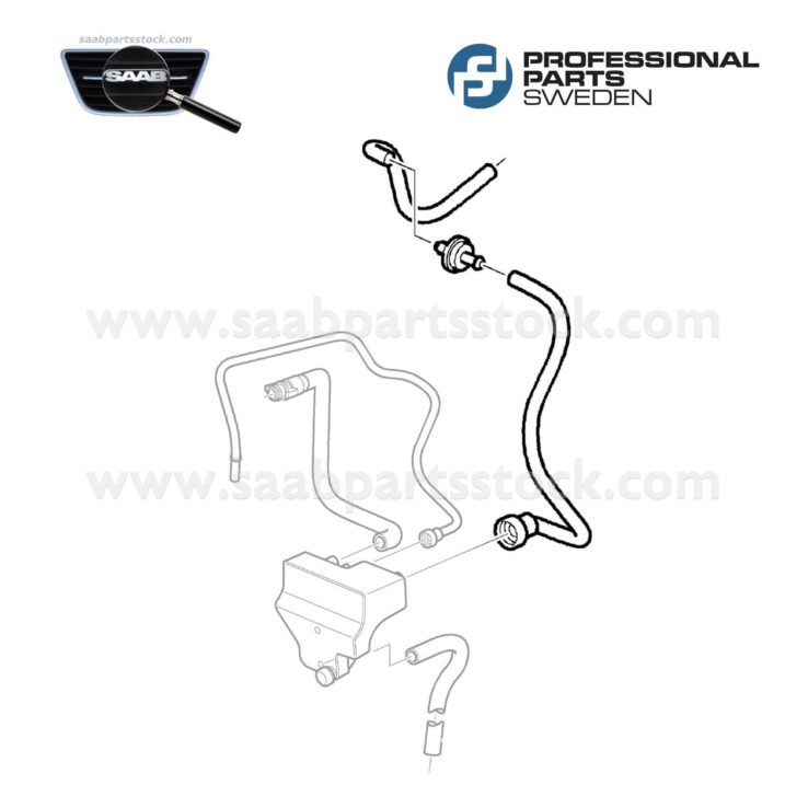 Crankcase Ventilation Hose with Valve