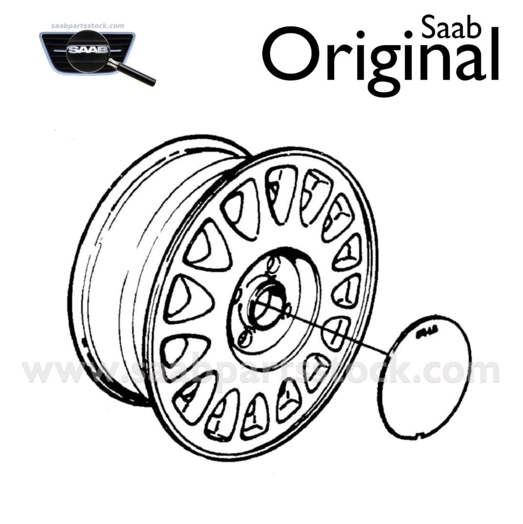 Alloy Rim for SAAB 9000