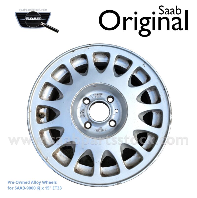The Set of Alloy Wheels / Rims 6J x 15″, SAAB 8958910 (pre-owned ...