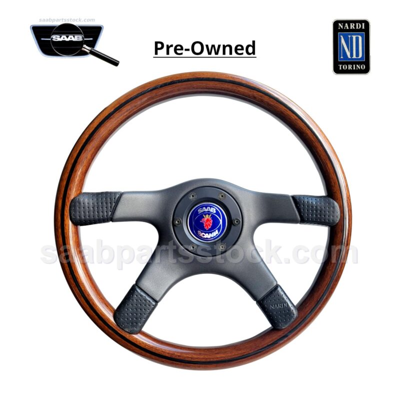 Wooden Nardi Gara 4/4 Steering Wheel with Anthracite Centre