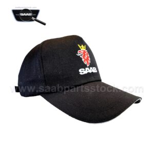 Baseball-Cap Black & SAAB Logo-SaabPartsStock