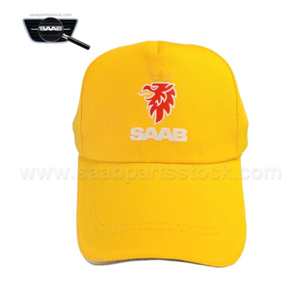 Baseball-Cap-SAAB-Yellow-SaabPartsStock