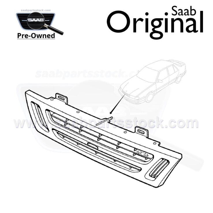Front Radiator Grille SAAB 4446605 (pre-owned)