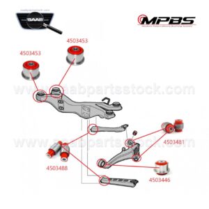 Rear_Suspension Bushings Kit MPBS-4503403A saabpartsstock