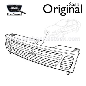 SAAB 900NG front grille 4240867 saabpartsstock