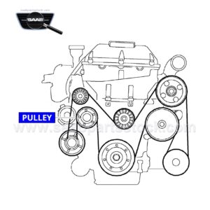 Tensioner Pulley-5172309-saabpartsstock