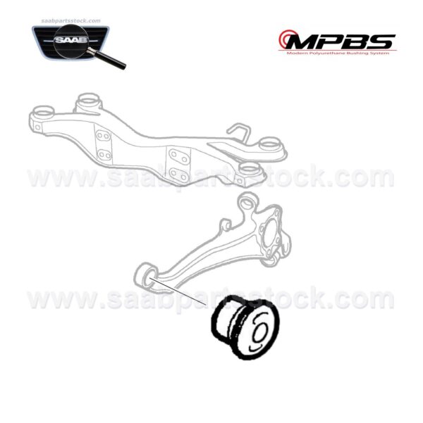 rear trailing arm-bushing-12781136-5059811-saabpartsstock