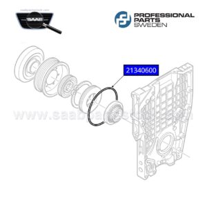 ProParts Oil Pump Seal 21340600-saabpartsstock