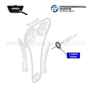 Steel Sealing Ring 21348690 (SAAB 7508690)-saabpartsstock