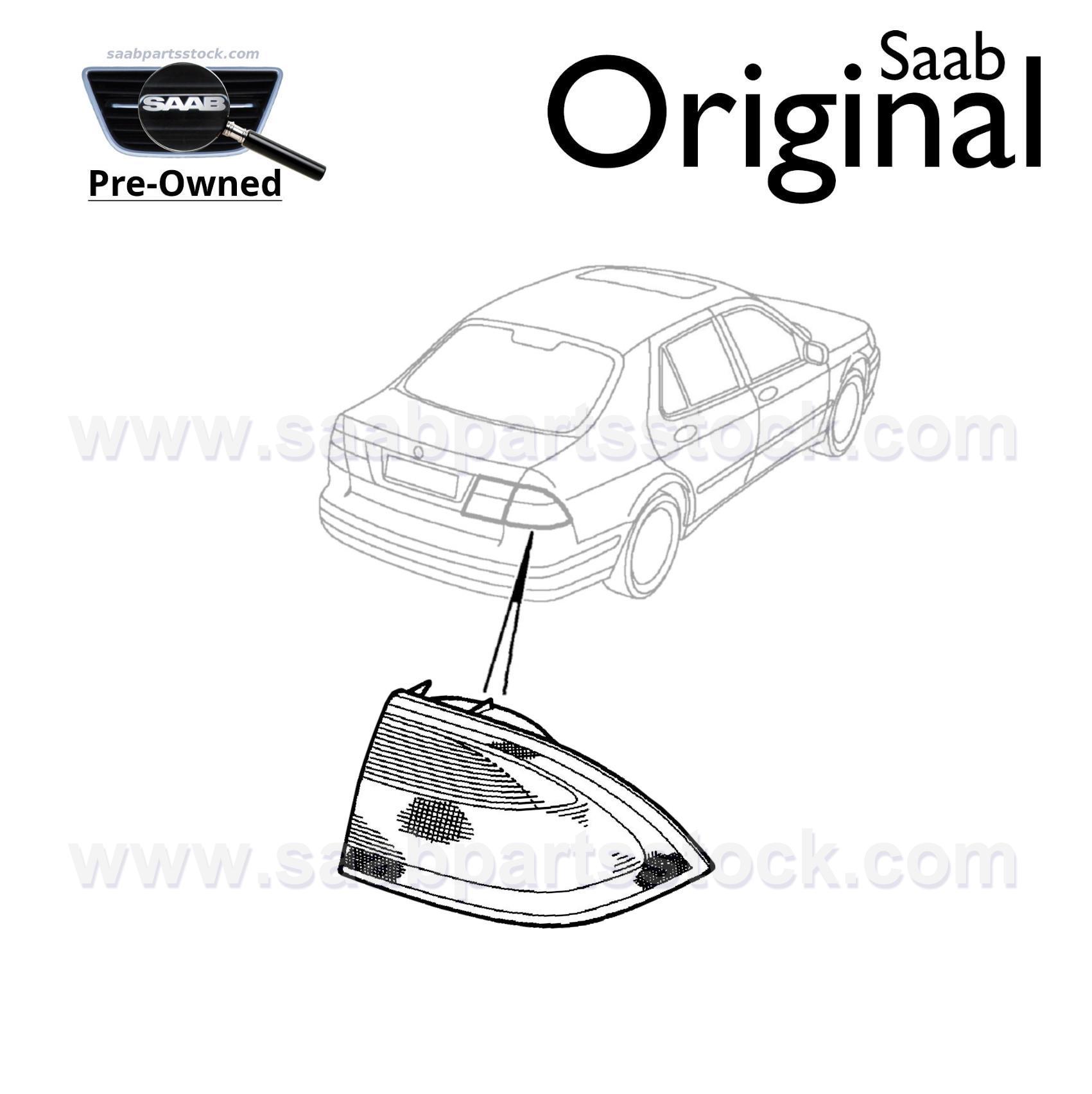 Tail Light, Right Side Outer SAAB 5142203