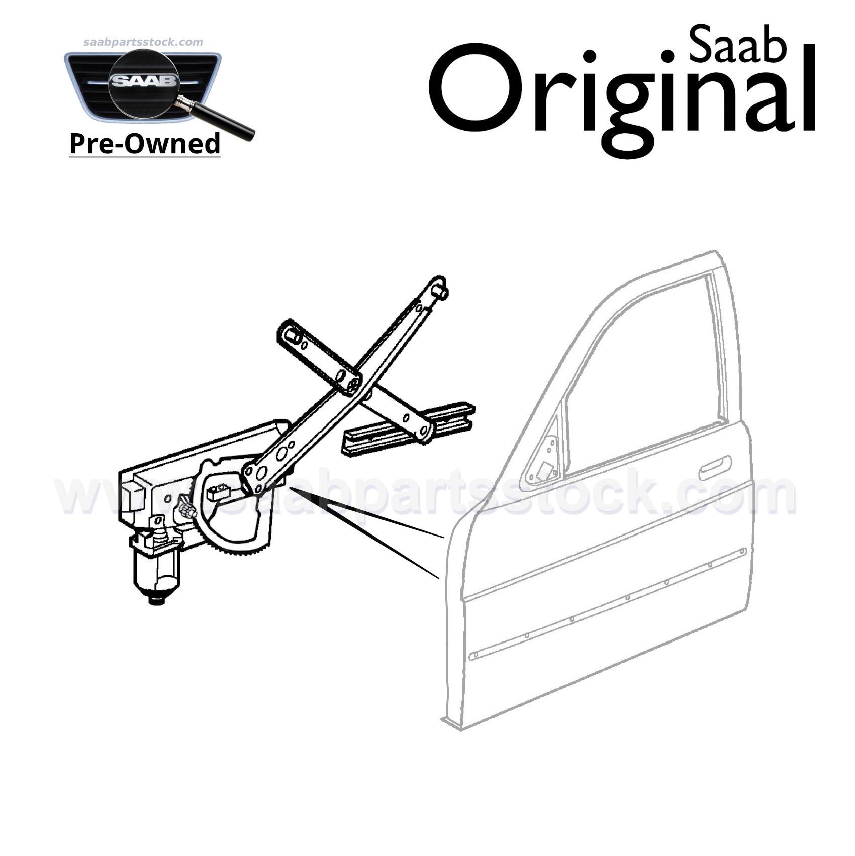 Window regulator, Front Left Window Lift SAAB 5184817