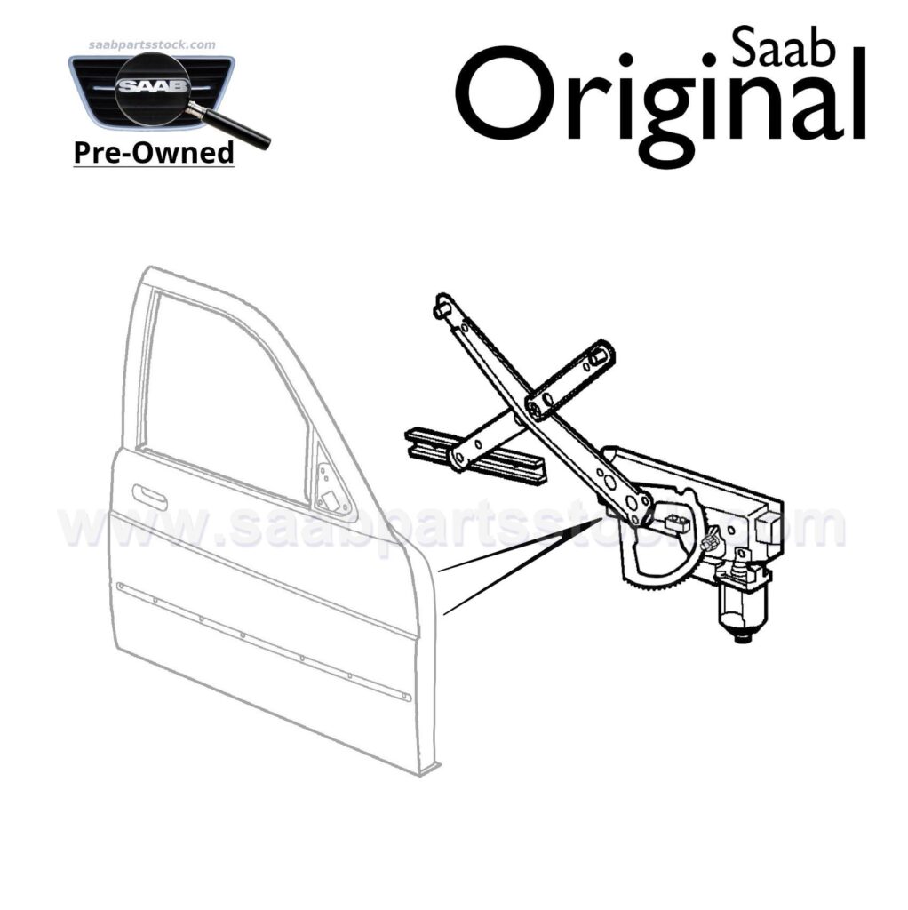 Window regulator, Front Right Window Lift SAAB 5184825