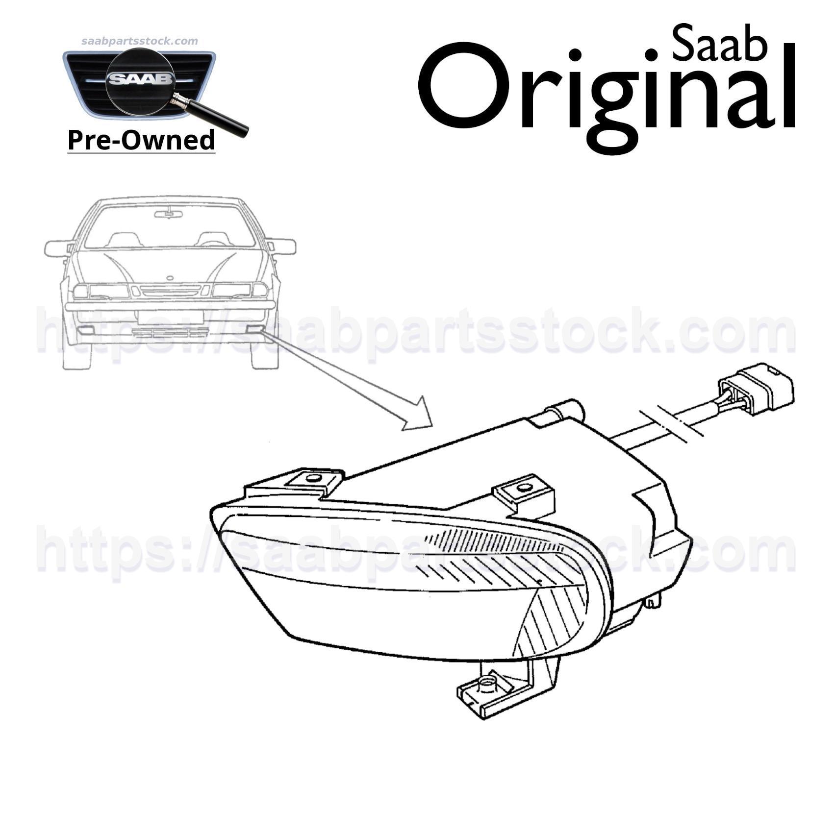 Fog Light Left Front SAAB 4014312 (pre-owned)