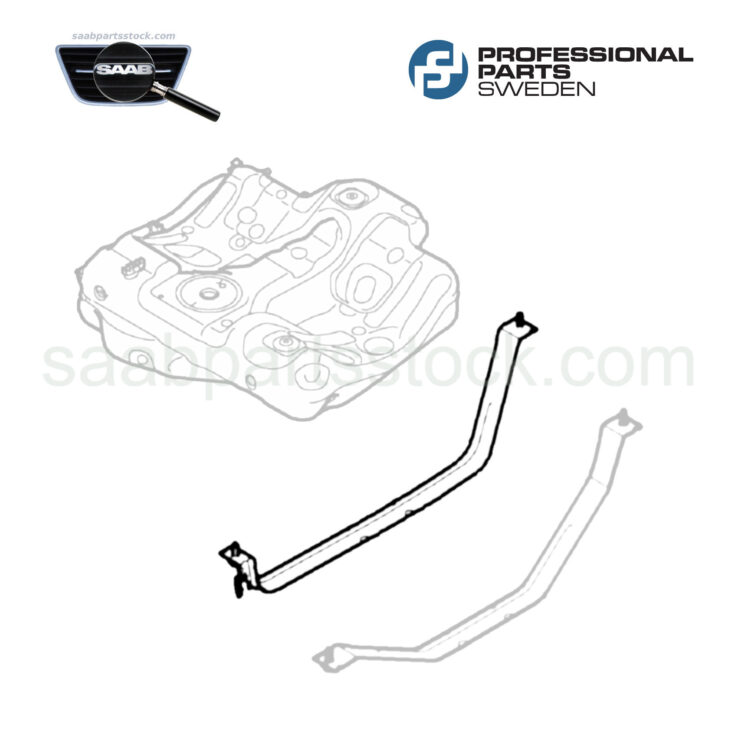 Tank strap - tensioning band, right side