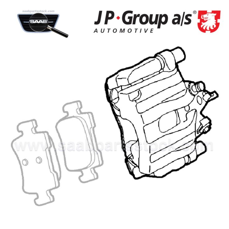 Brake Caliper - Left Rear - 278mm (15") Brakes
