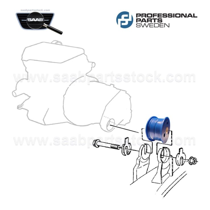 Vibration Damper (Polyurethane), Engine Mount on Gearbox