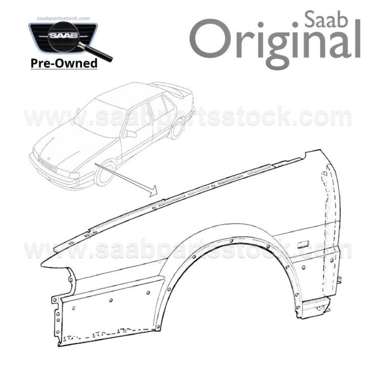 Fender, front left SAAB 32000142 (Pre-Owned)