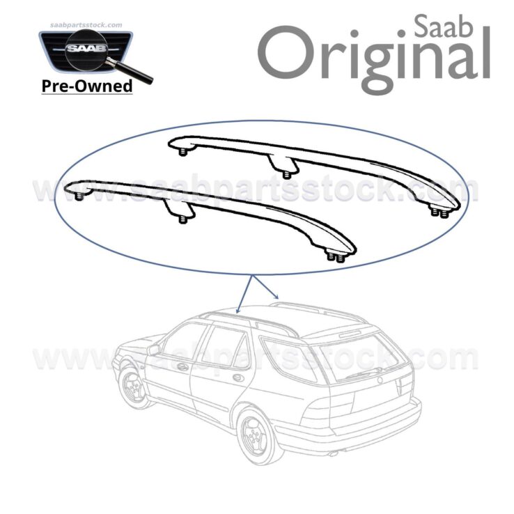 Roof Rail Kit SAAB 5071899 + 5071964 (Pre-Owned)