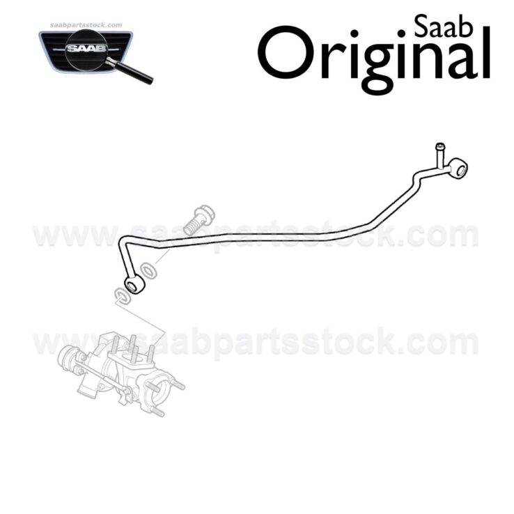 Coolant Pipe for Aero Turbocharger SAAB 55559431