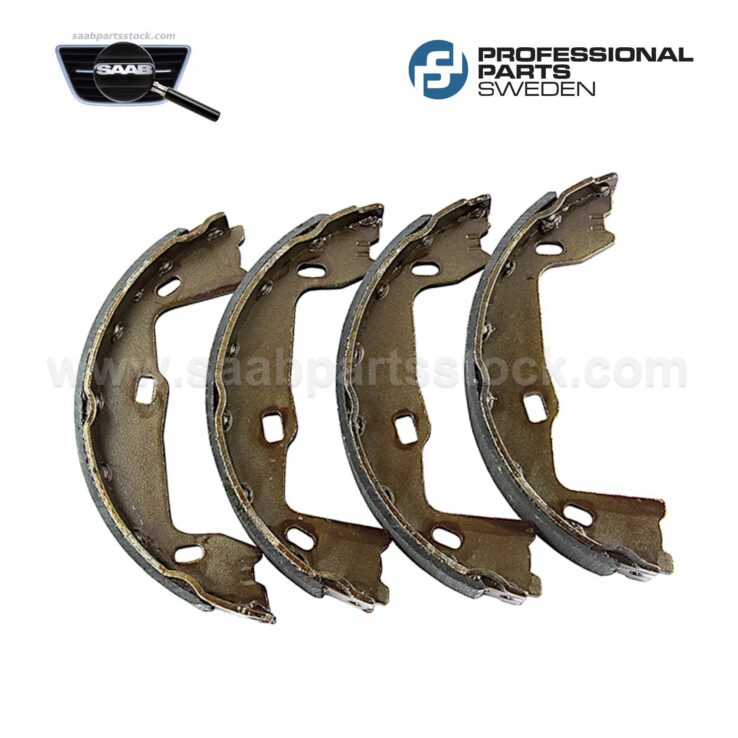 Set of Shoes for Parking Brake 32015444, 32019151, 55346441