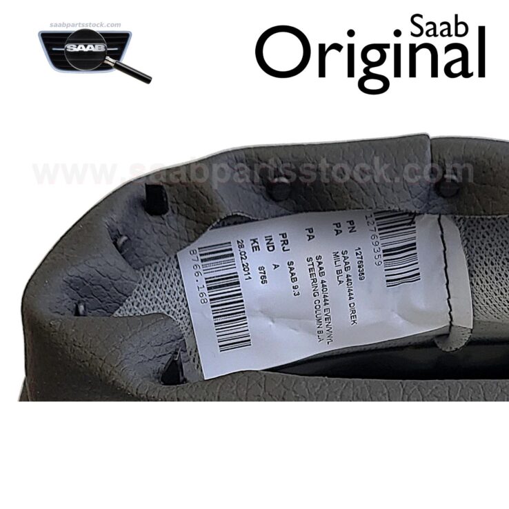 Steering Column Vinyl Cover SAAB 12769359, 12805634