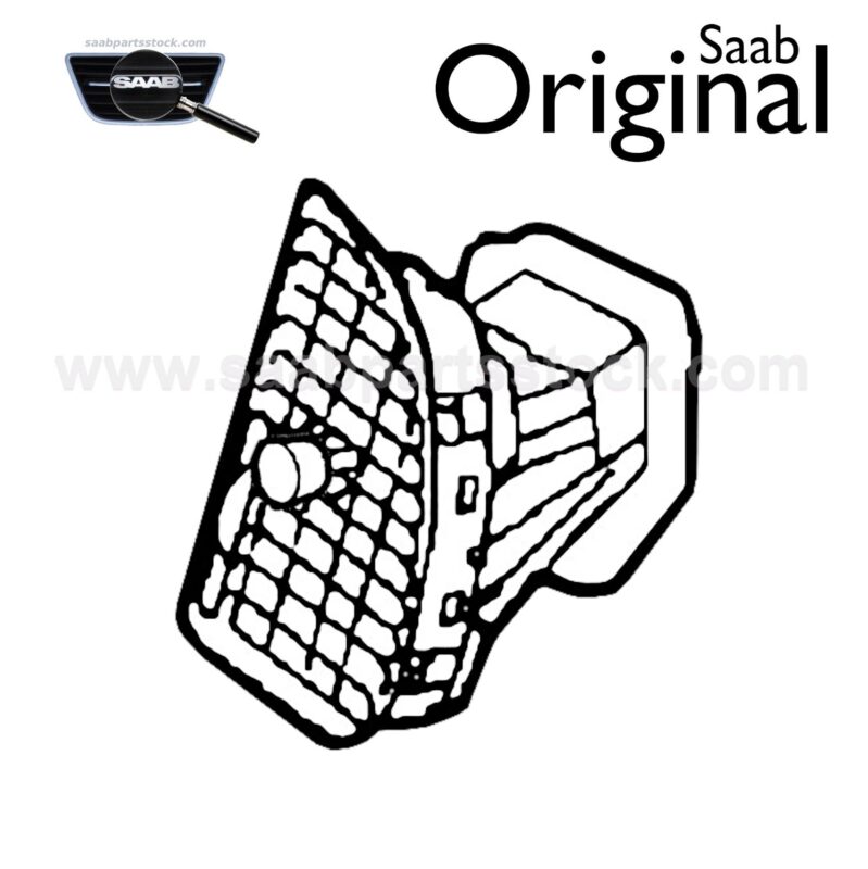 Air Vent Outlet with Black Control Knob Right Side 12804034