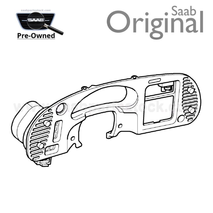 Instrument Plate Dashboard Front Panel, Walnut LHD 4641262