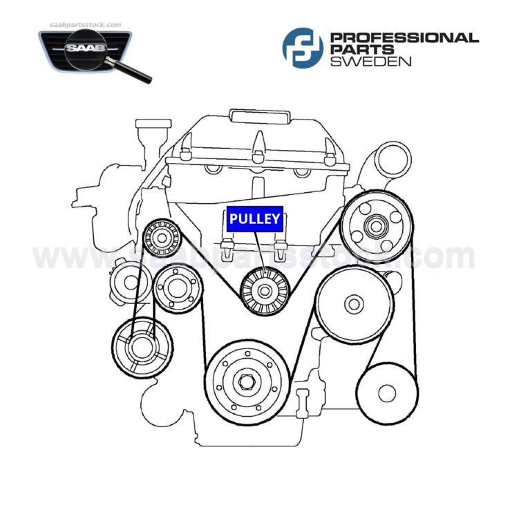 Serpentine Belt Tensioner Pulley 21342017