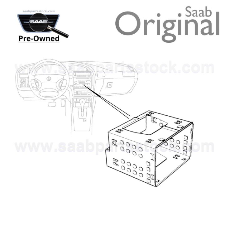 SAAB Stereo Radio Cage, Mounting Frame 4616009 (Pre-Owned)