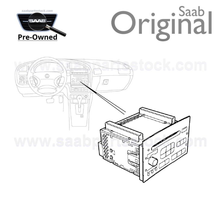 SAAB Genuine Radio Unit with CD and Cassette player