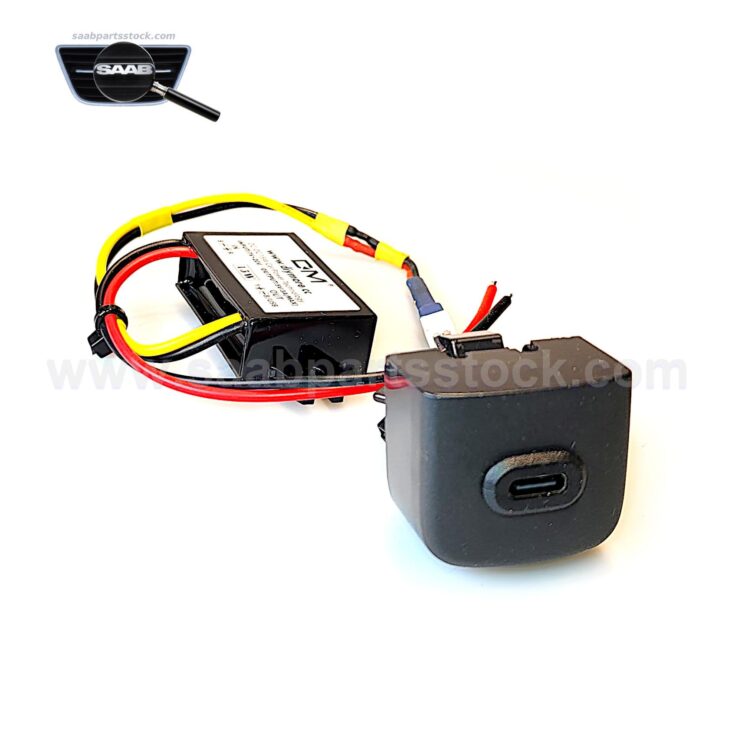 USB-C charger terminal Built on the Blind Knob Button especially for SAAB 9-5OG