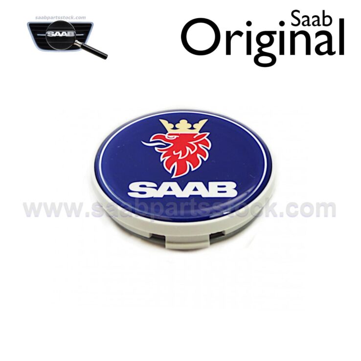 Wheel Center Cap with Grey Edge 62.5mm SAAB 12775052
