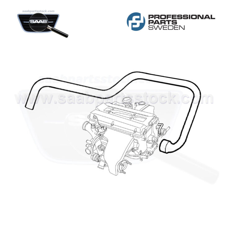 Hose From Cylinder Head to Heater Bypass ProParts 87347126