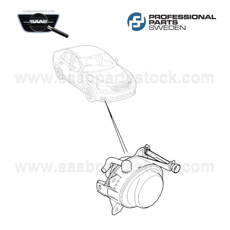 Udutuli, parem ProParts 34345584, SAAB 12755584, 12777401
