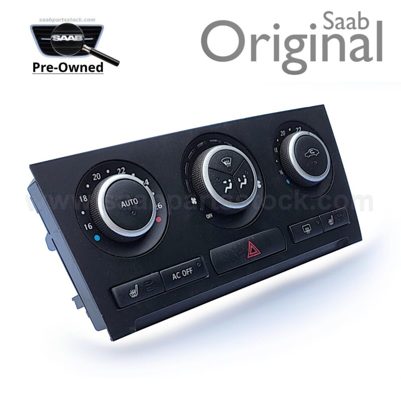 AC Control Panel in the dashboard SAAB 12772892 (Pre-Owned)
