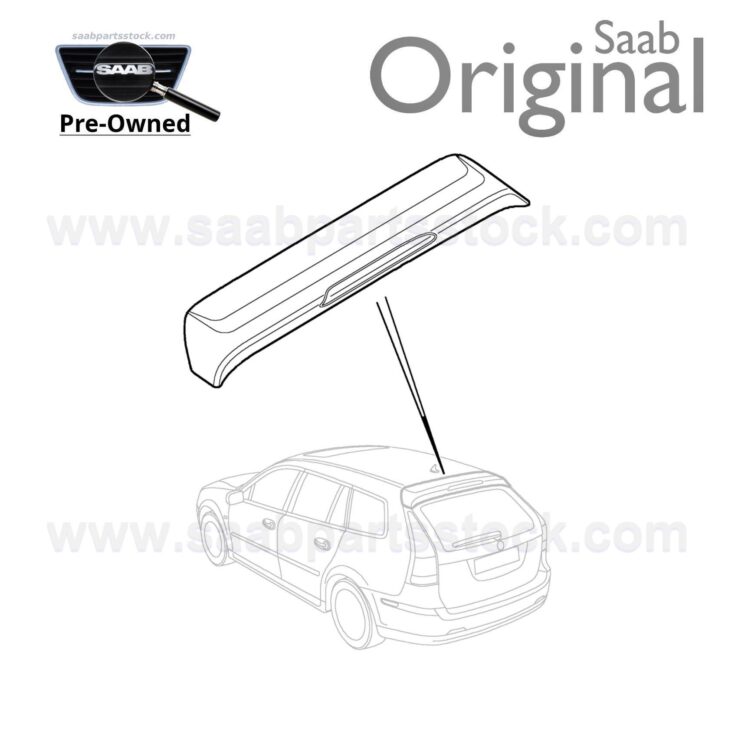Roof Spoiler, SAAB 93185697 (Recycled)