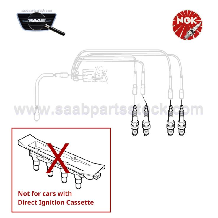 The Set of Nickel Spark Plugs