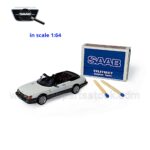 Scale Model SAAB 900 Aero Classic Cabrio in 1:64 T64G-067-WH