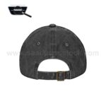 Washed Baseball Cap with SAAB Turbo Gauge Imprint, Black