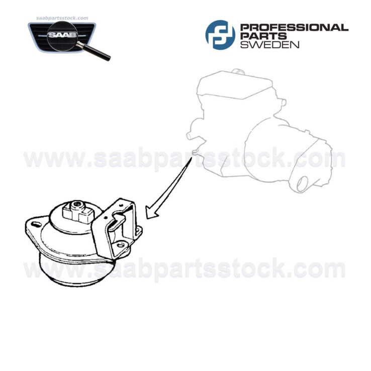 Vibration Damper, Engine Mount, Front