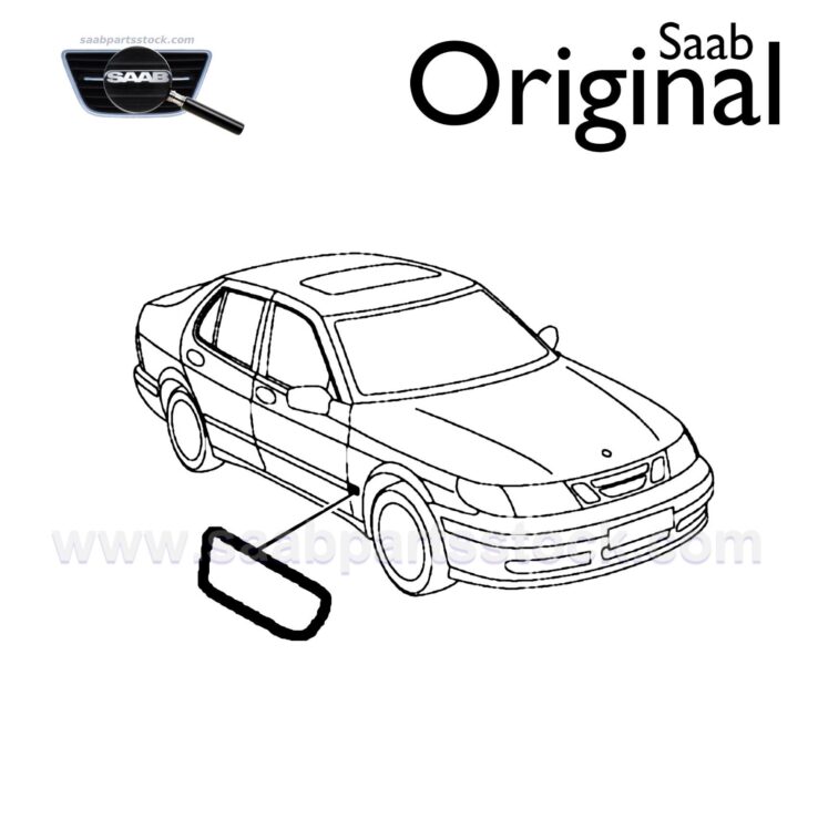 Decor Strip, Front Right Fender SAAB 5142625