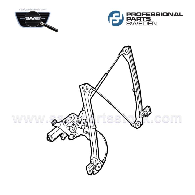Window Lift, left front door 82348803, SAAB 32019497