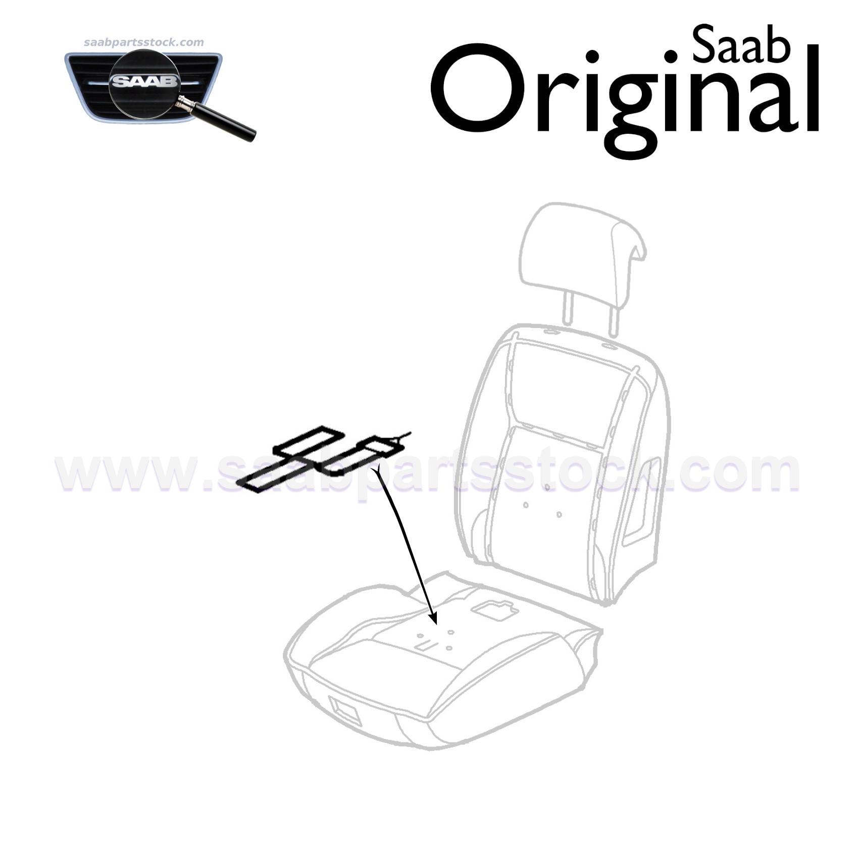 9-3NG seat belt warning sensor 12760542-saabpartsstock