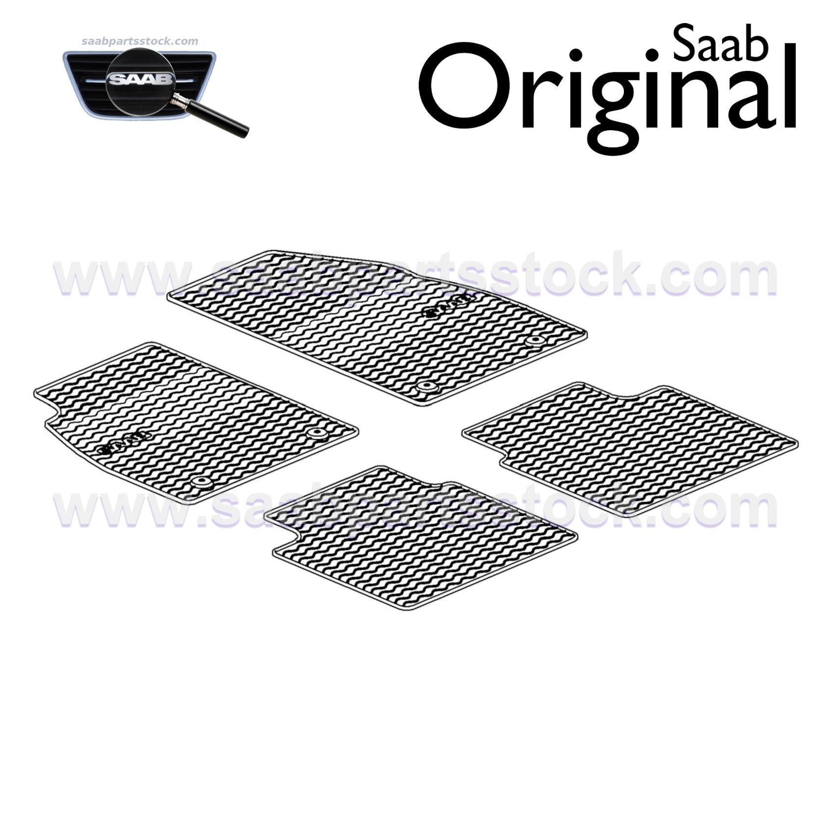 9-5NG rubber mat set 32026301 saabpartsstock Porimattide komplekt, kummimatid SAAB 32026301