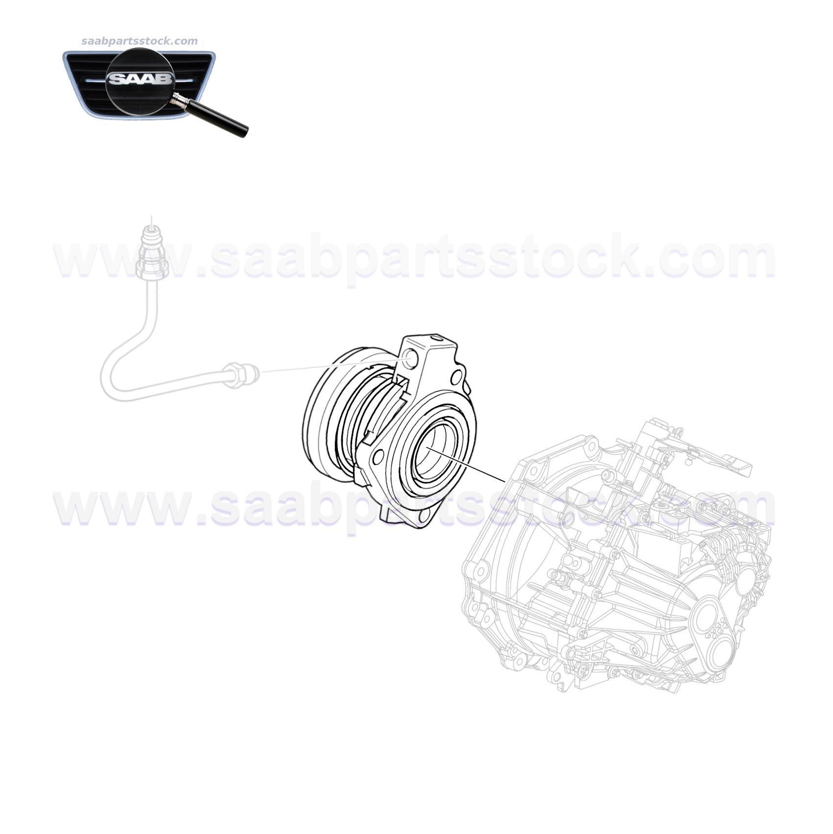 Slave Cylinder Assy 93186759 saabpartsstock Siduri töösilinder ProParts 41346759, 93186759, ZA34036A1